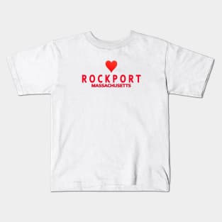 Rockport Massachusetts Kids T-Shirt
